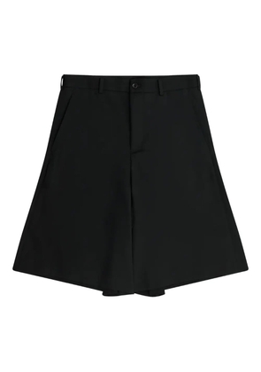 Black Comme Des Garçons twill shorts
