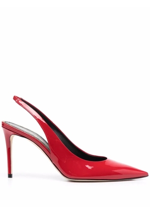 Scarosso x Brian Atwood Sutton slingback pumps - Red
