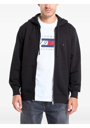 Tommy Hilfiger Essential Terry zip-up cardigan - Black