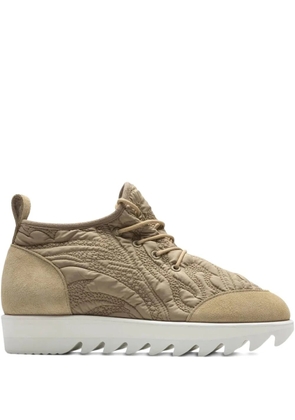 Hender Scheme Quilting Lace 'Beige' sneakers - Brown