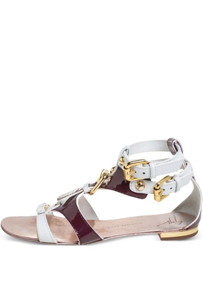 Giuseppe Zanotti Vintage pre-owned buckle-embellished sandals - White