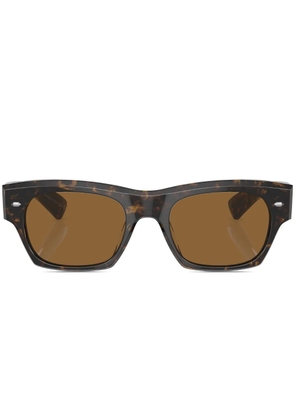 Oliver Peoples Kasdan square-frame sunglasses - Green