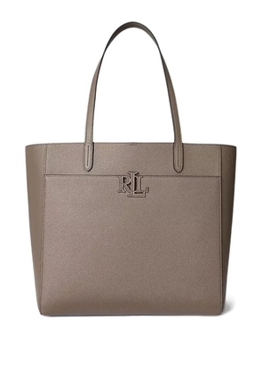 Lauren Ralph Lauren Large Cameryn logo-plaque tote bag - Brown