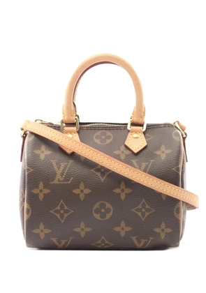 Louis Vuitton Pre-Owned 2020 Monogram Nano Speedy Bandouliere satchel - Brown