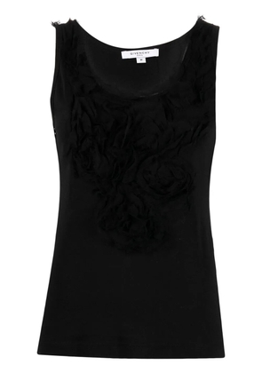 Givenchy Pre-Owned 2000s ruffled-detail tank top - Black
