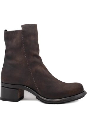 Shoto zip-up ankle boots - Brown