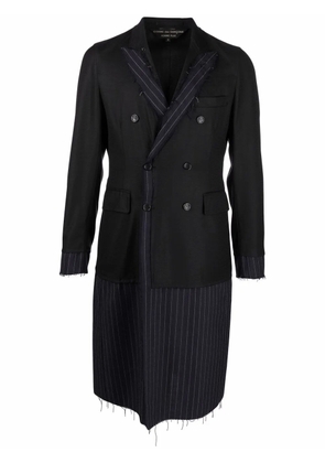 Comme Des Garçons Pre-Owned 2000s layered-effect coat - Black