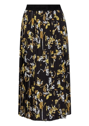 Versace Jeans Couture Barocco-print skirt - Black