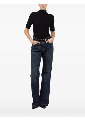 KONTATTO short-sleeves knit sweater - Black