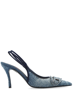 Diesel 80mm D-Venus slingback pumps - Blue