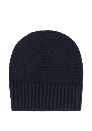 Malo crochet-knit beanie - Black