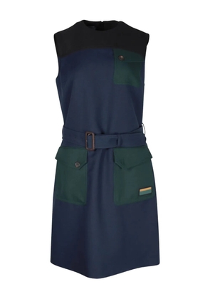 Prada Pre-Owned belted dress - Blue