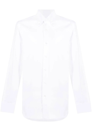 Barba button-up cotton shirt - White