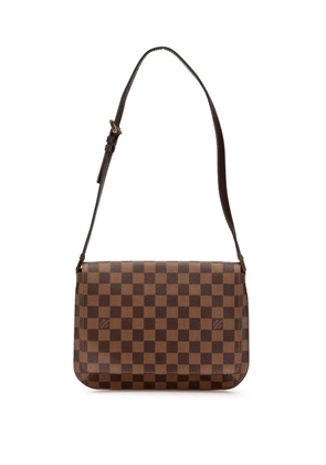 Louis Vuitton Pre-Owned 2002 Damier Ebene Musette Tango Short Strap shoulder bag - Brown
