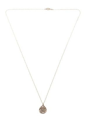 Noguchi 14K yellow gold Diamond Drop R diamond necklace