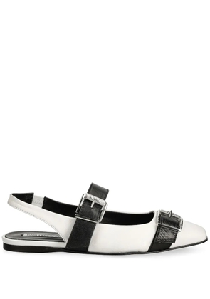 Karl Lagerfeld Konnie Double Strap ballet flats - White