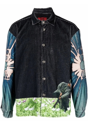 424 apocalypse garden shirt jacket - Black