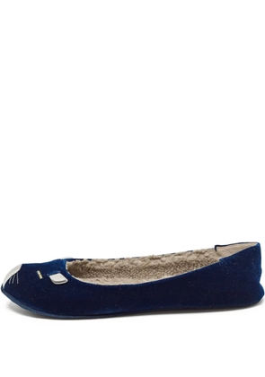 Marc Jacobs Vintage cat face ballet flats - Blue