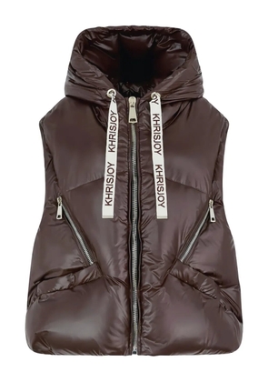 Khrisjoy zip-fastening gilet - Brown