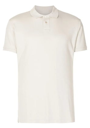 Osklen Supersoft short-sleeved polo shirt - Neutrals
