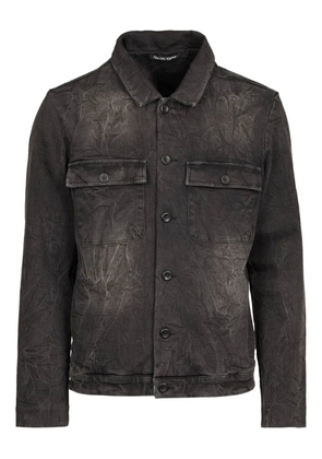 Hannes Roether buttoned chest-pocket shirt jacket - Grey