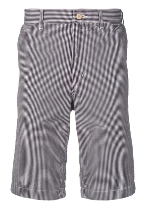Comme Des Garçons Pre-Owned gingham shorts - Blue