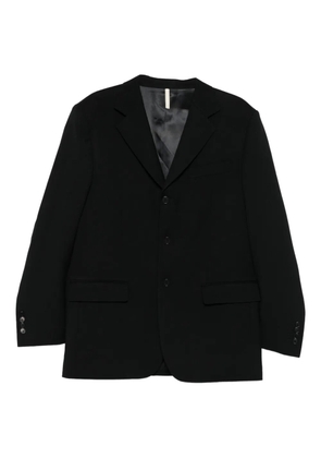 Sunflower single-breasted notched-lapel jacket - Black