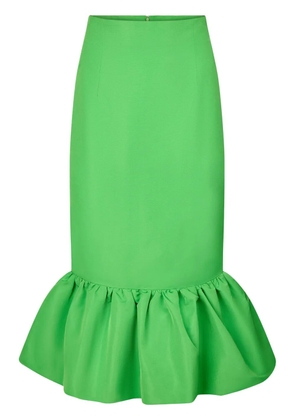 Nina Ricci peplum-hem pencil skirt - Green