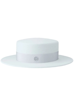 Maison Michel Kiki woolo-felt capeline hat - Blue