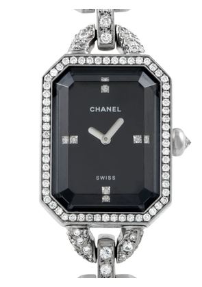 CHANEL Pre-Owned 18K white gold Premire diamond 20mm - Silver