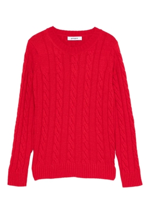 Gimaguas Braid cable-knit sweater - Red