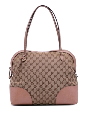 Gucci Pre-Owned 2016-2025 Medium GG Canvas Bree Dome tote bag - Brown