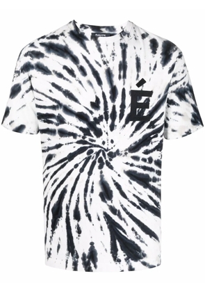 Études Studio tie dye-print short-sleeved T-shirt - White