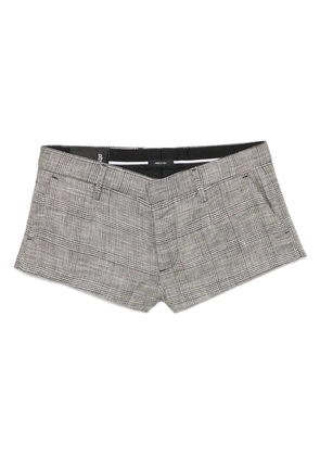 R13 tailored mini shorts - Black