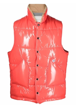 Mackintosh OSAKA quilted gilet - Red
