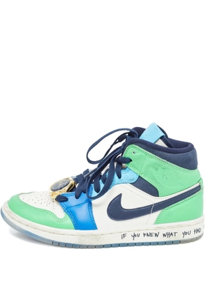 Nike Vintage Air Jordan X Melody Ehsani 1 Mid Fearless sneakers - Blue