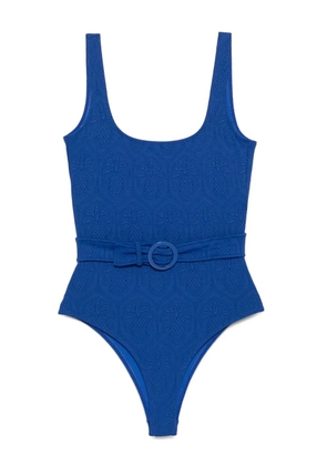 FARM Rio Matelasse one-piece - Blue