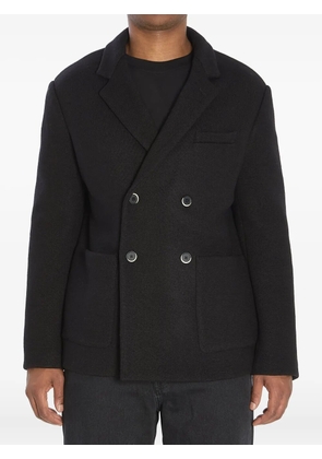 Barena double-breasted peacoat - Black