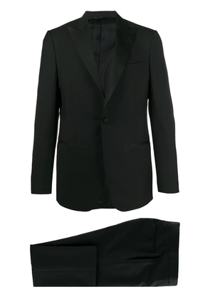 Dell'oglio fitted tuxedo suit - Black