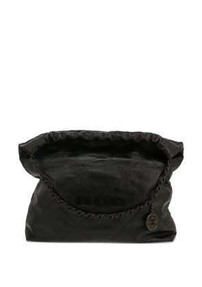 CHANEL Pre-Owned 2020's 22 leather shoulder bag - Black