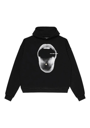 MISBHV mouth-print graphic hoodie - Black