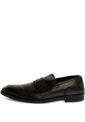 Ferragamo Pre-Owned leather loafers - Black