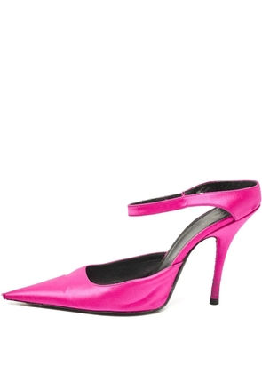 Balenciaga Pre-Owned 2023 100mm satin mules - Pink