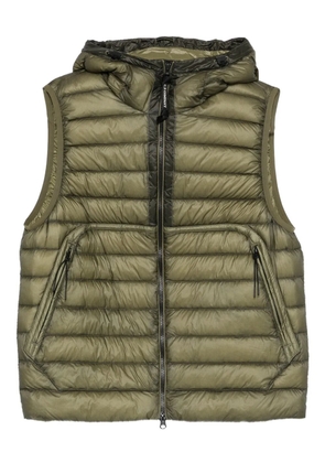 C.P. Company hooded zip-up vest - Green