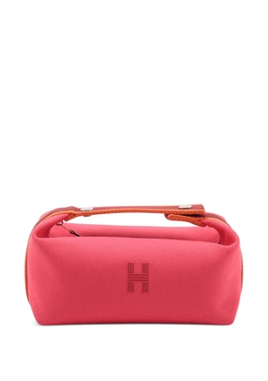 Hermès Pre-Owned 2021-2025 Small Canvas Bride A Brac vanity bag - Pink