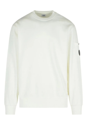 C.P. Company pocket-patch crew neck sweatshirt - White