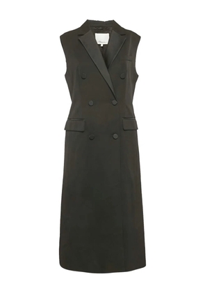 3.1 Phillip Lim sleeveless double-breasted coat - Black