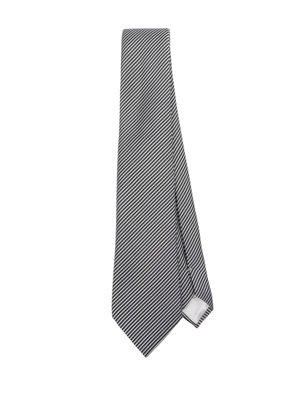 Giorgio Armani striped tie - Grey