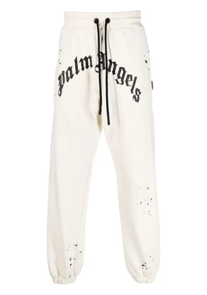 Palm Angels straight-leg track pants - White