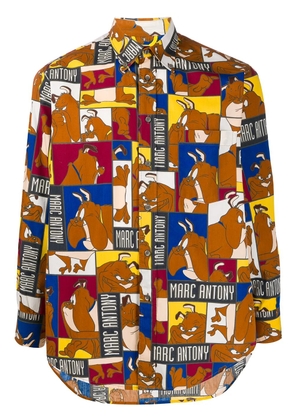 JC de Castelbajac Pre-Owned 1980s Marc Antony print shirt - Brown